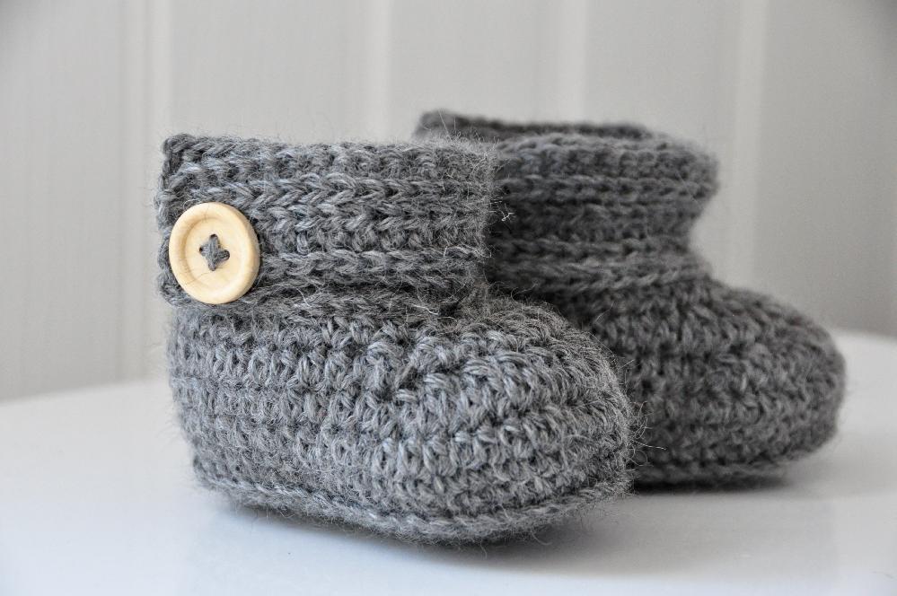 Wrap Around Crochet Baby Boots — Hannah Cross