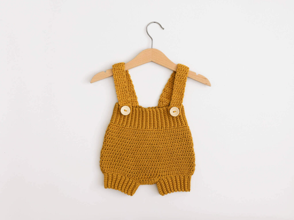 Little Cookie Romper crochet design by Croby Patterns