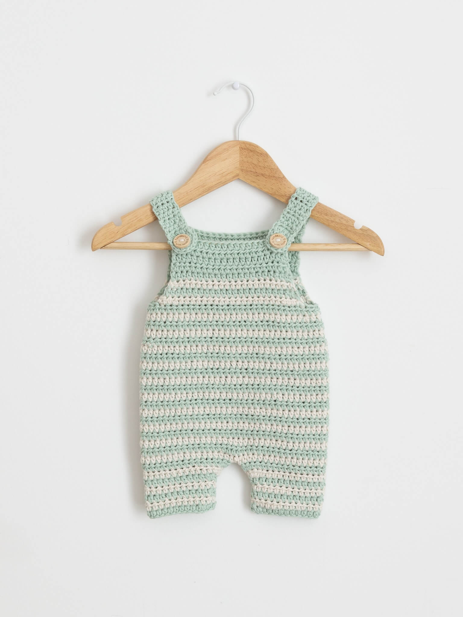 Calming Green Romper crochet design by Croby Patterns