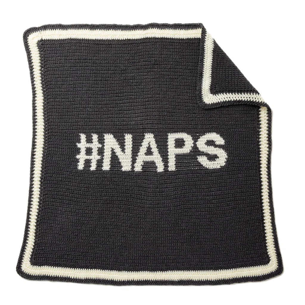 Crochet blanket pattern ideal for cozy naps, featuring soft yarn and unique design.
