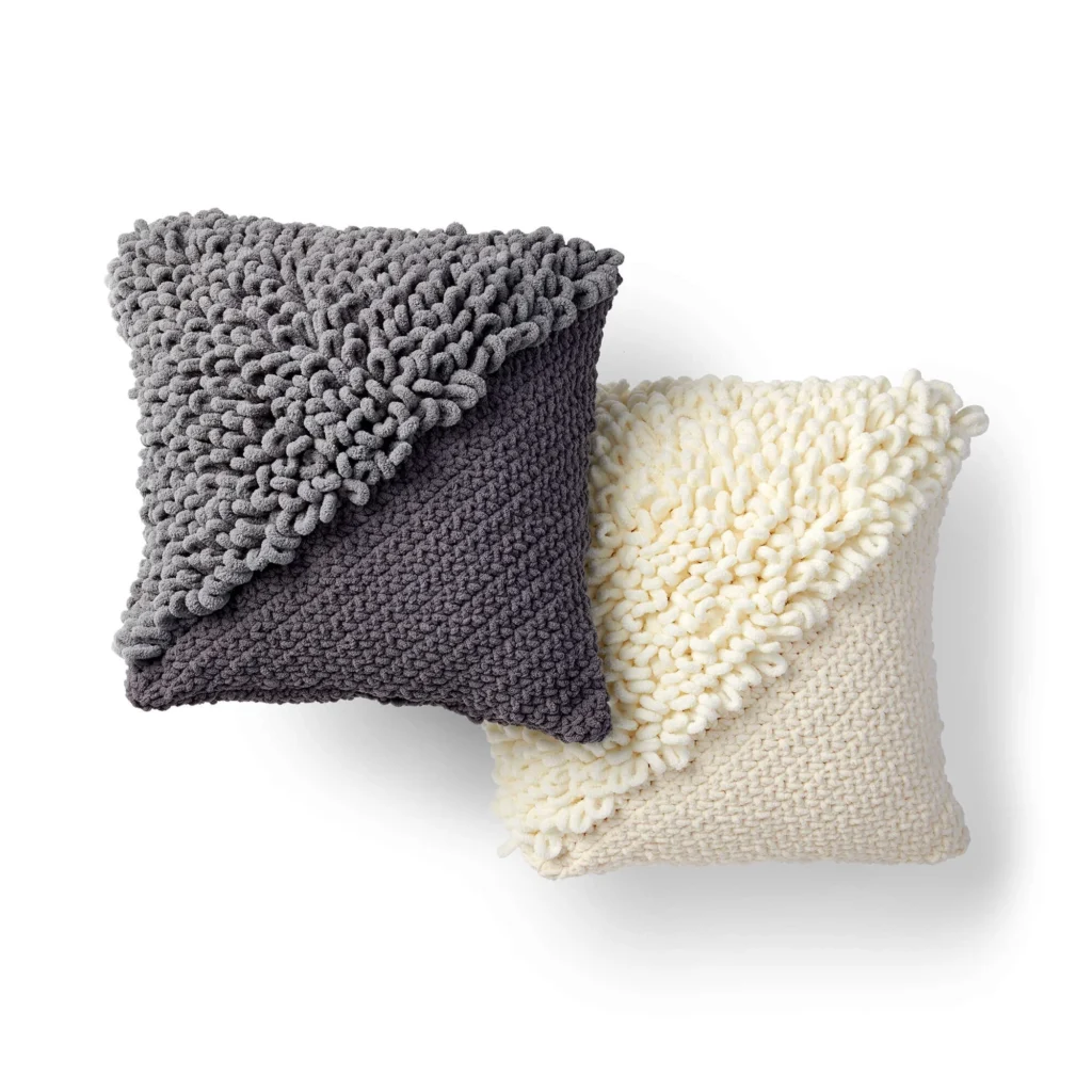 Loopy Corner Crochet Pillow Pattern for a stylish home decor accent