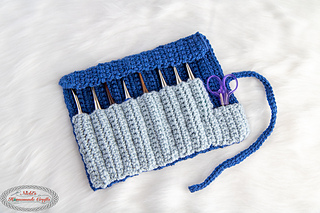 Crochet Hook Holder Roll crochet design by Nicole Riley / Nicki’s Homemade Crafts
