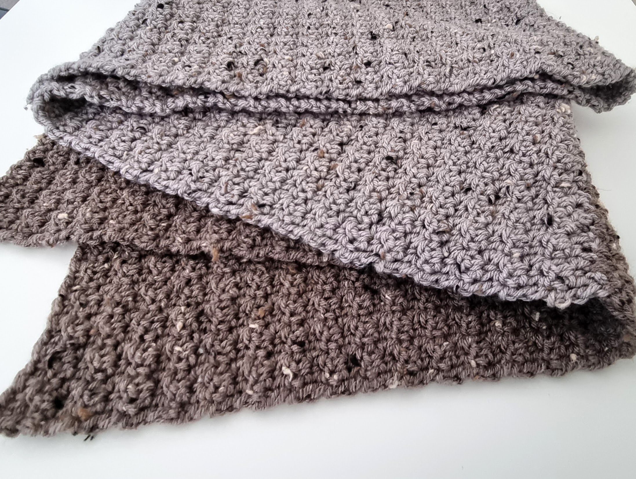 Tweed Men’s Scarf crochet design by My Crochet Space