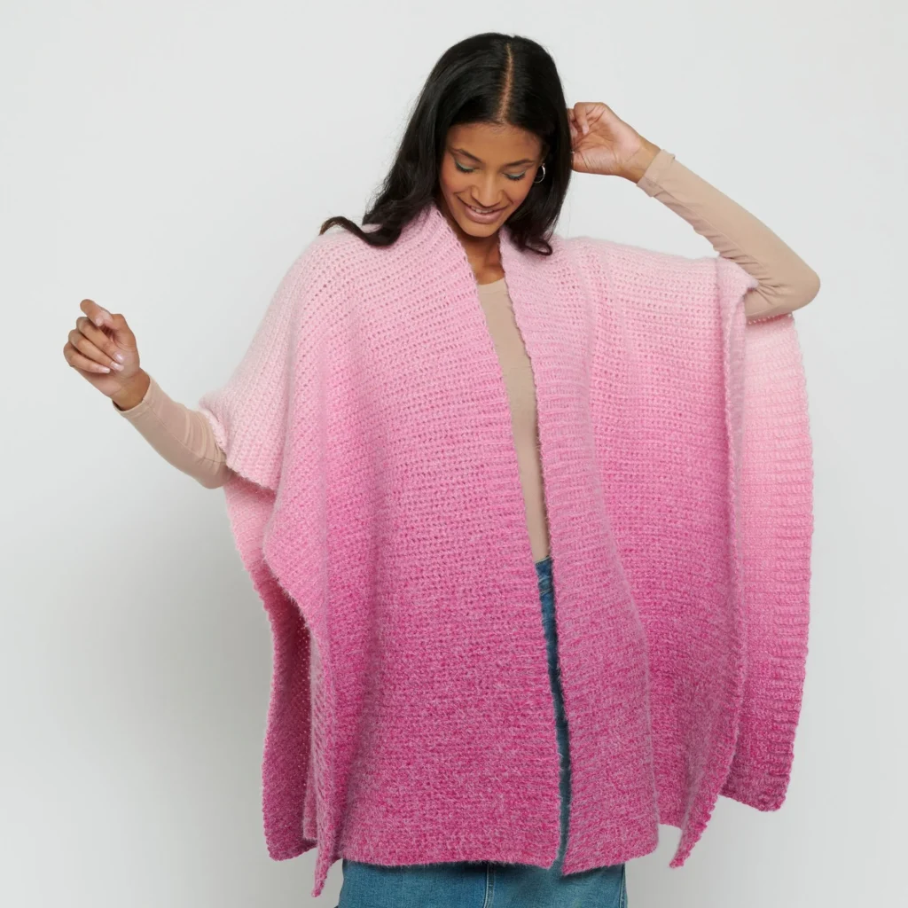 Two-Piece Crochet Shawl Pattern design showcasing intricate stitches and styles.